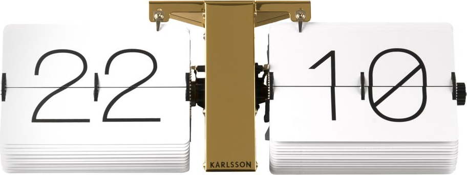 Bílé hodiny Karlsson No Case Karlsson