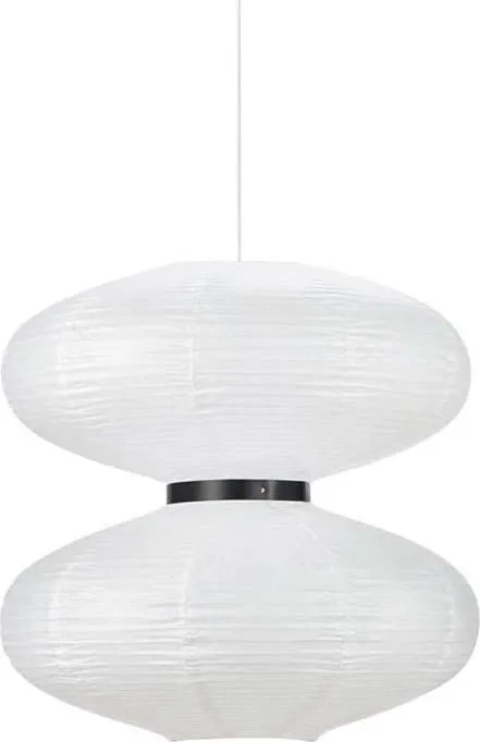 Bílé závěsné stropní svítidlo Markslöjd Dual, ø 60 cm