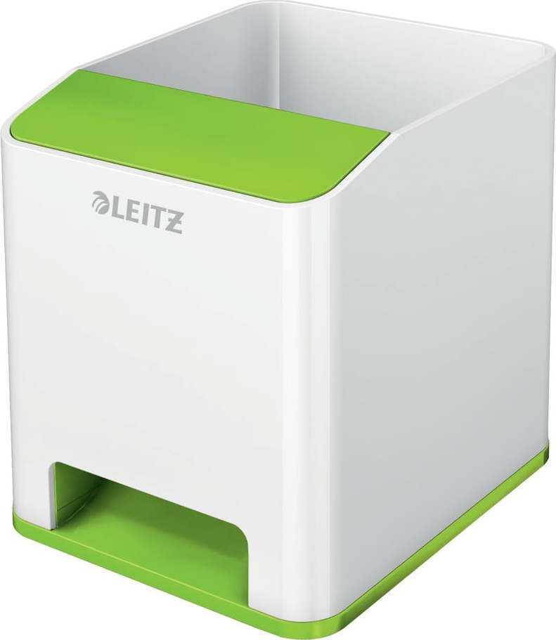 Bílo-zelený stojánek na tužky Leitz WOW Leitz
