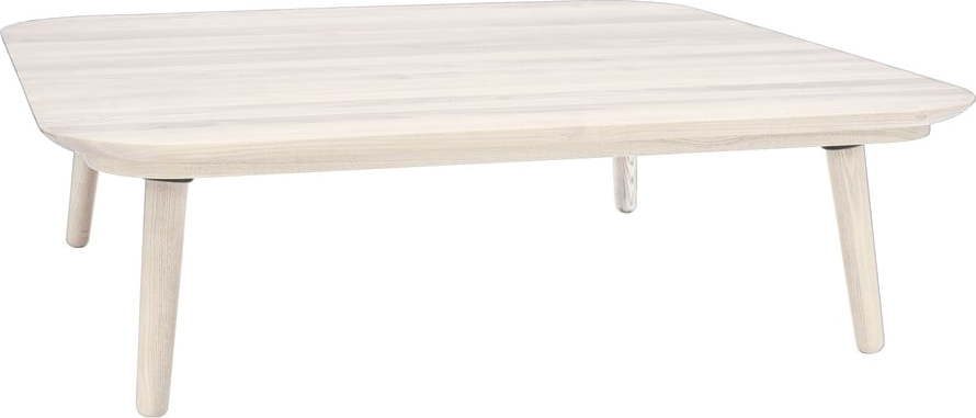 Bílý konferenční stolek z jasanového dřeva Ragaba Contrast Tetra