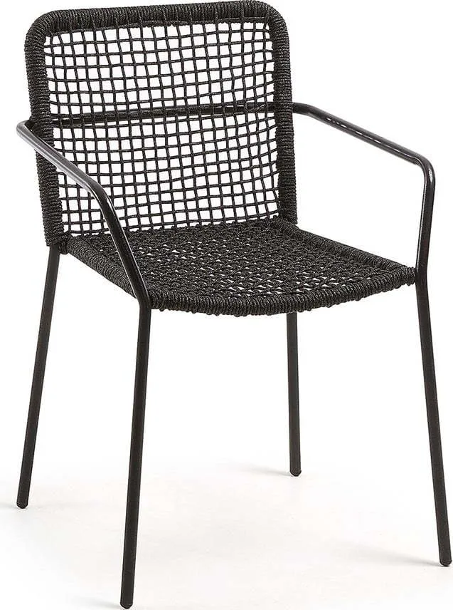 Zahradní židle s konstrukcí Kave Home Bomer