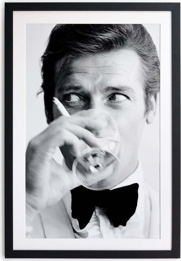 Černobílý plakát Little Nice Things James Bond
