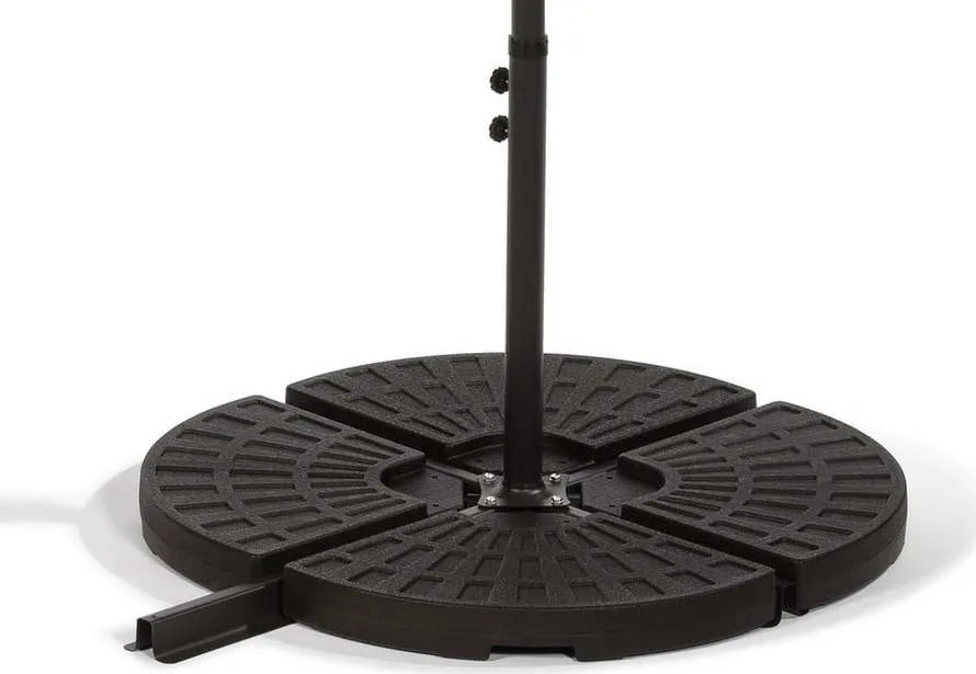 Černý podstavec na slunečník Bonami Essentials, ø 100 cm