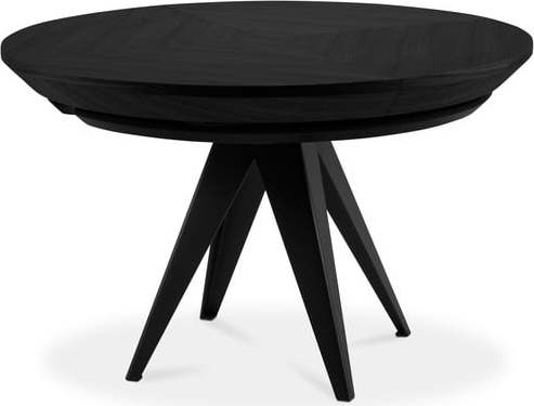 Černý rozkládací stůl z dubového dřeva Windsor & Co Sofas Magnus