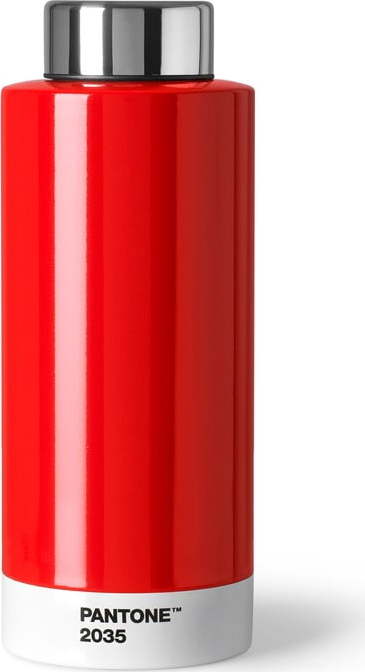 Červená láhev z nerezové oceli Pantone