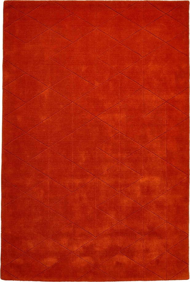 Červený vlněný koberec Think Rugs Kasbah