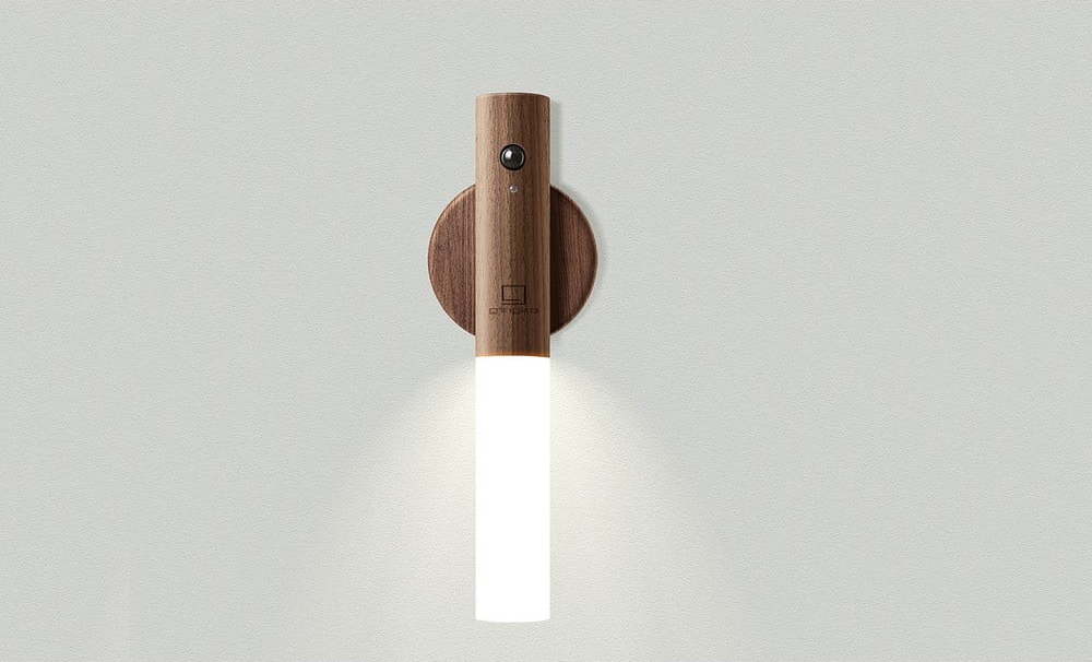 Dřevěná univerzální lampa Gingko Baton Walnut Gingko