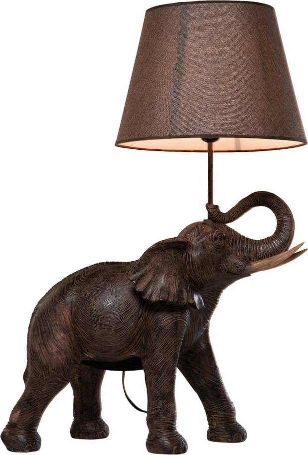 Hnědá stolní lampa Kare Design Safari Kare Design