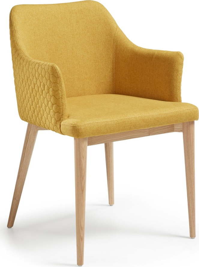 Hořčicově žlutá jídelní židle La Forma Danai La Forma