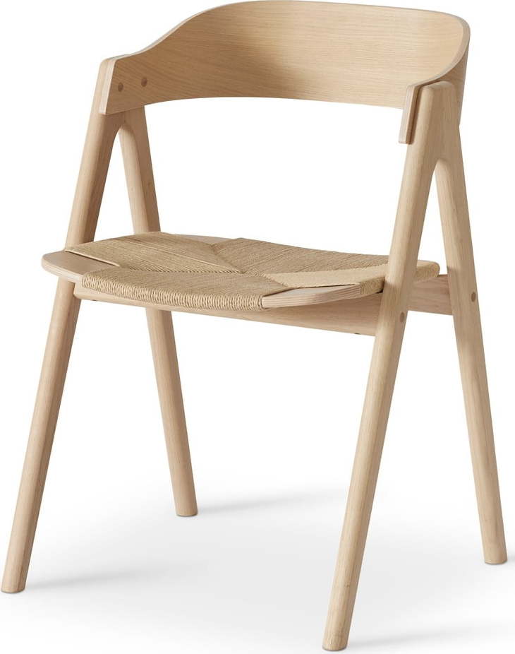 Jídelní židle z bukového dřeva s ratanovým sedákem Findahl by Hammel Mette Hammel