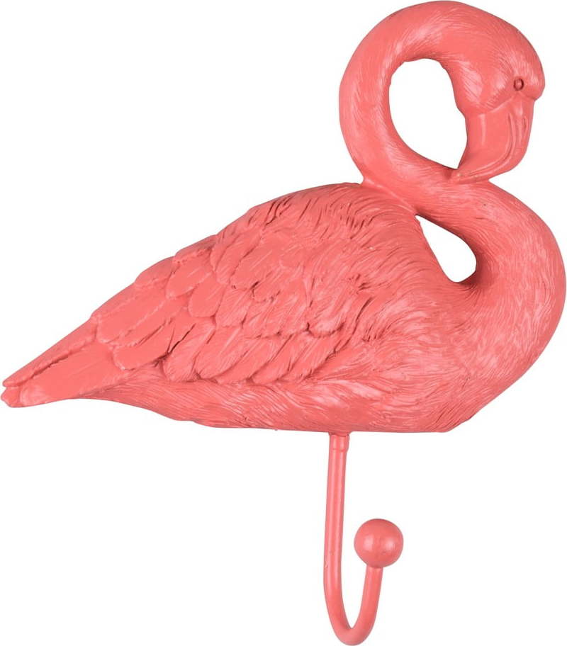 Korálově růžový věšák Leitmotiv Flamingo Leitmotiv