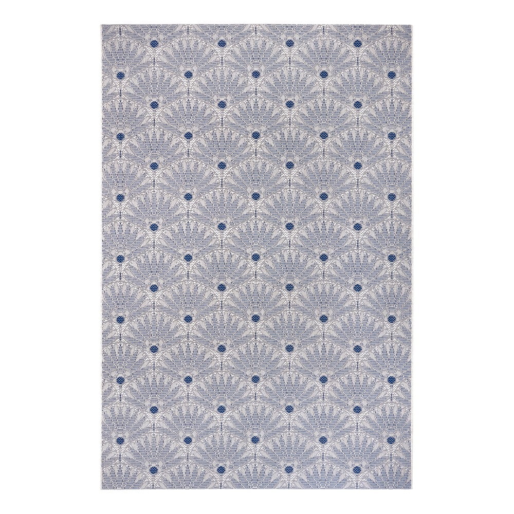 Modro-šedý venkovní koberec Ragami Amsterdam