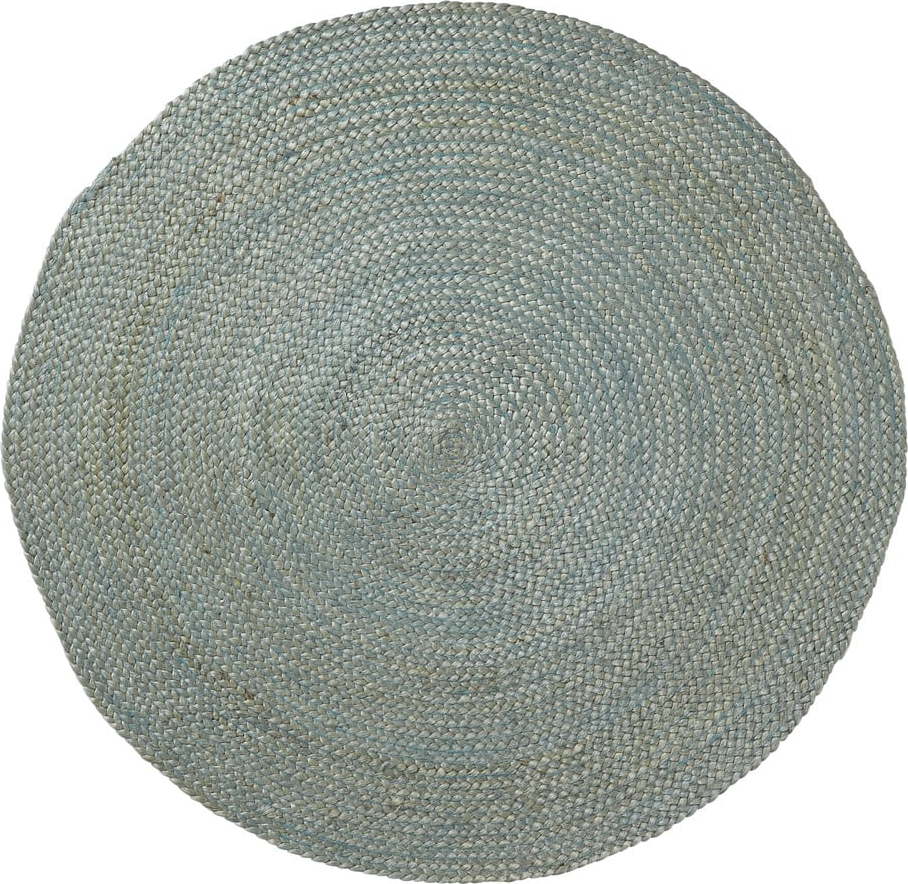 Modrý jutový koberec La Forma Dip