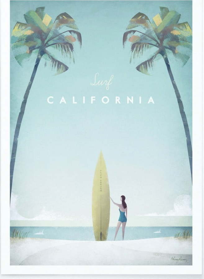 Plakát Travelposter California