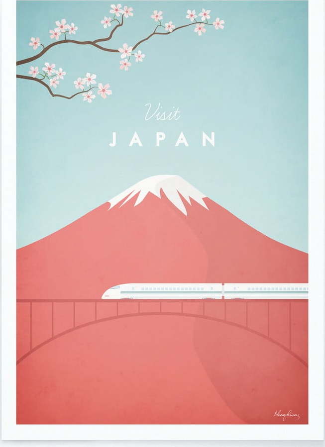 Plakát Travelposter Japan
