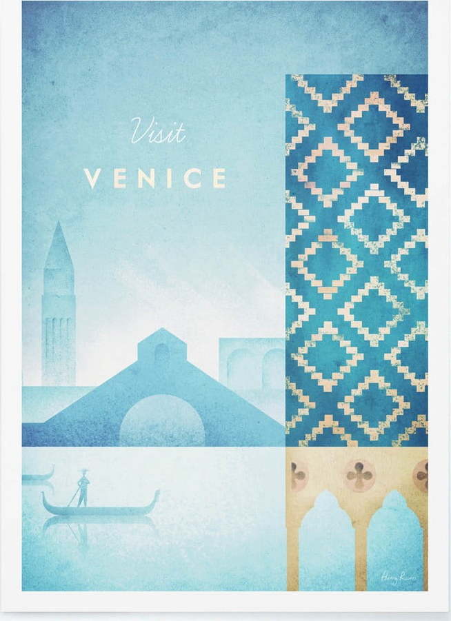 Plakát Travelposter Venice