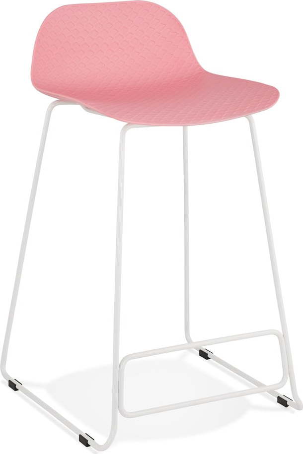 Růžová barová židle Kokoon Slade Mini