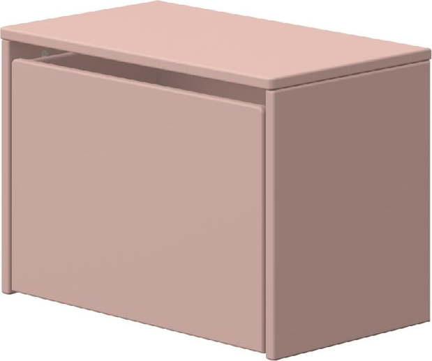 Růžová úložná lavice Flexa Dots Flexa