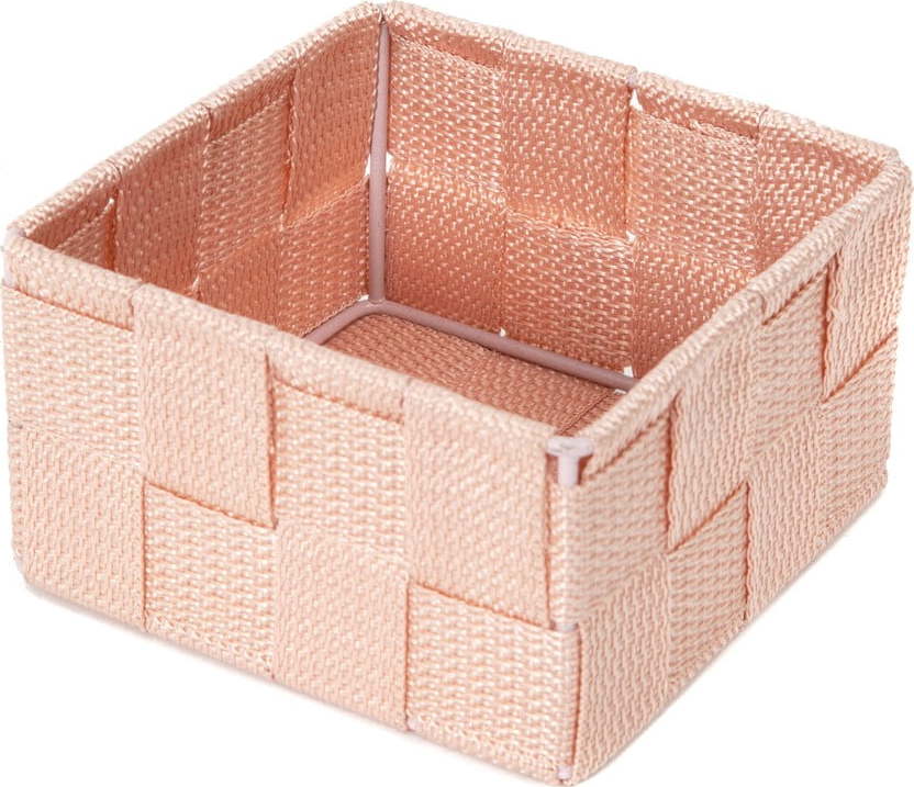 Růžový koupelnový organizér Compactor Stan