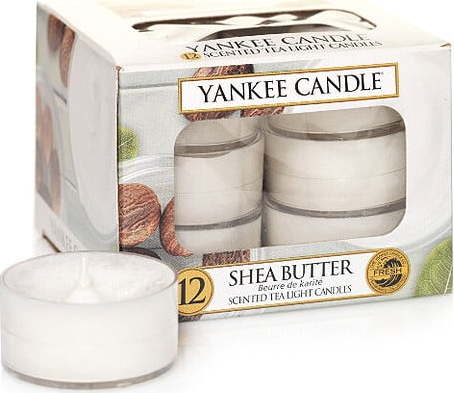 Sada 12 vonných svíček Yankee Candle Shea Butter
