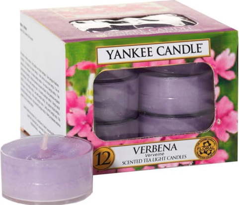 Sada 12 vonných svíček Yankee Candle Verbena