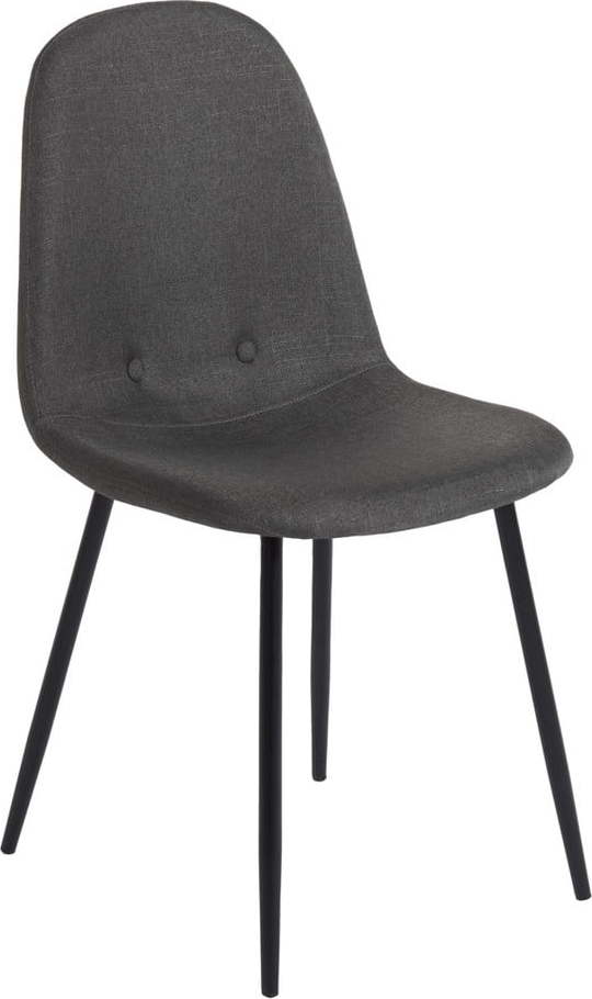 Sada 2 tmavě šedých jídelních židlí loomi.design Lissy loomi.design