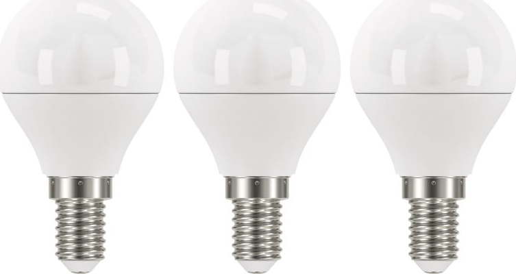 Sada 3 LED žárovek EMOS Classic Mini Globe WW