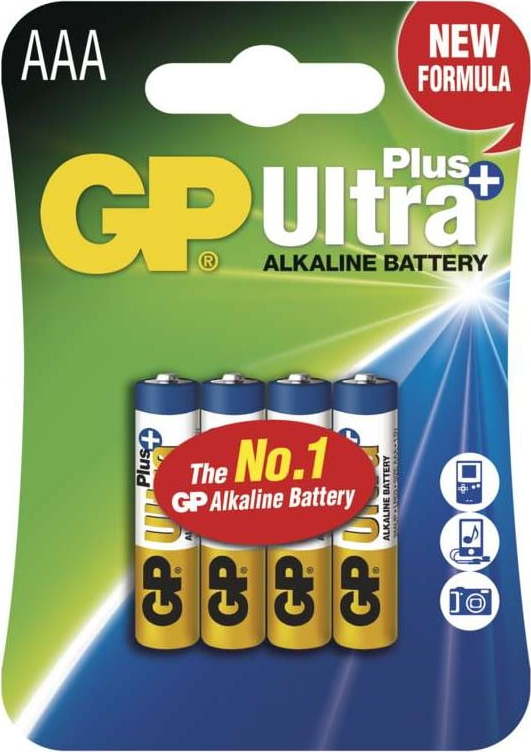 Sada 4 alkalických baterií EMOS GP Ultra Plus AAA Emos
