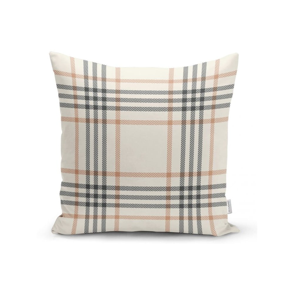Šedý dekorativní povlak na polštář Minimalist Cushion Covers Flannel