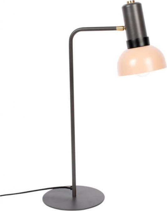 Šedo-růžová stolní lampa Zuiver Charlie Zuiver