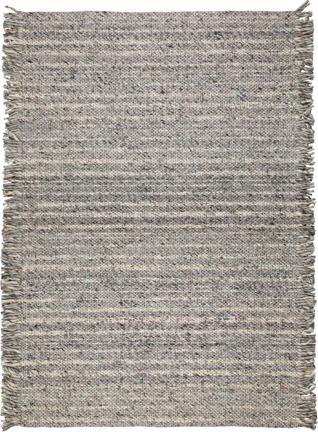 Šedý vlněný koberec Zuiver Frills