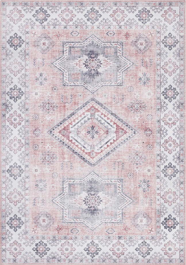 Světle růžový koberec Nouristan Gratia
