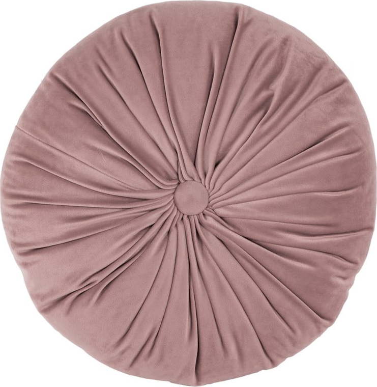 Světle růžový sametový dekorativní polštář Tiseco Home Studio Velvet
