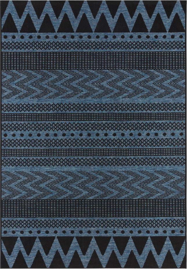 Tmavě modrý venkovní koberec NORTHRUGS Sidon