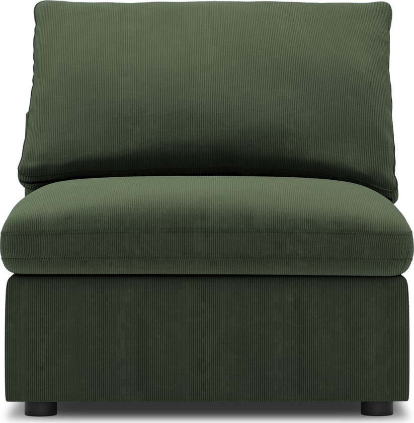 Tmavě zelená prostřední část modulární pohovky Windsor & Co Sofas Galaxy Windsor & Co Sofas