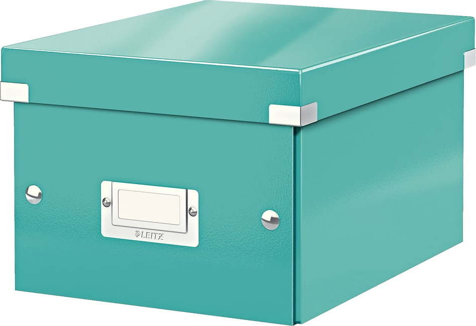 Tyrkysové zelená úložná krabice Leitz Universal