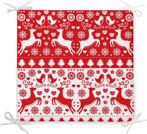 Vánoční podsedák s příměsí bavlny Minimalist Cushion Covers Xmas Ginderbread