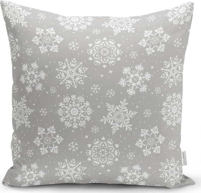Vánoční povlak na polštář Minimalist Cushion Covers Snowflakes