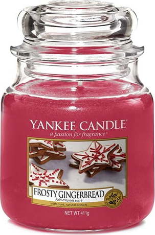 Vonná svíčka Yankee Candle Frosty Gingerbread