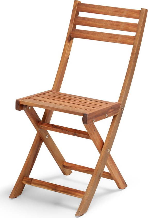 Skládací zahradní židle z akáciového dřeva Le Bonom Natur Le Bonom