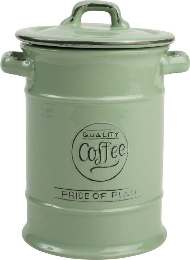 Zelená keramická dóza na kávu T&G Woodware Pride Of Place T&G Woodware