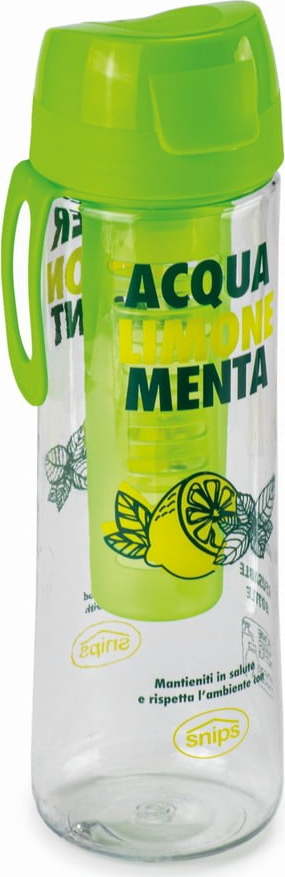 Zelená láhev na vodu s infuzérem Snips Mint