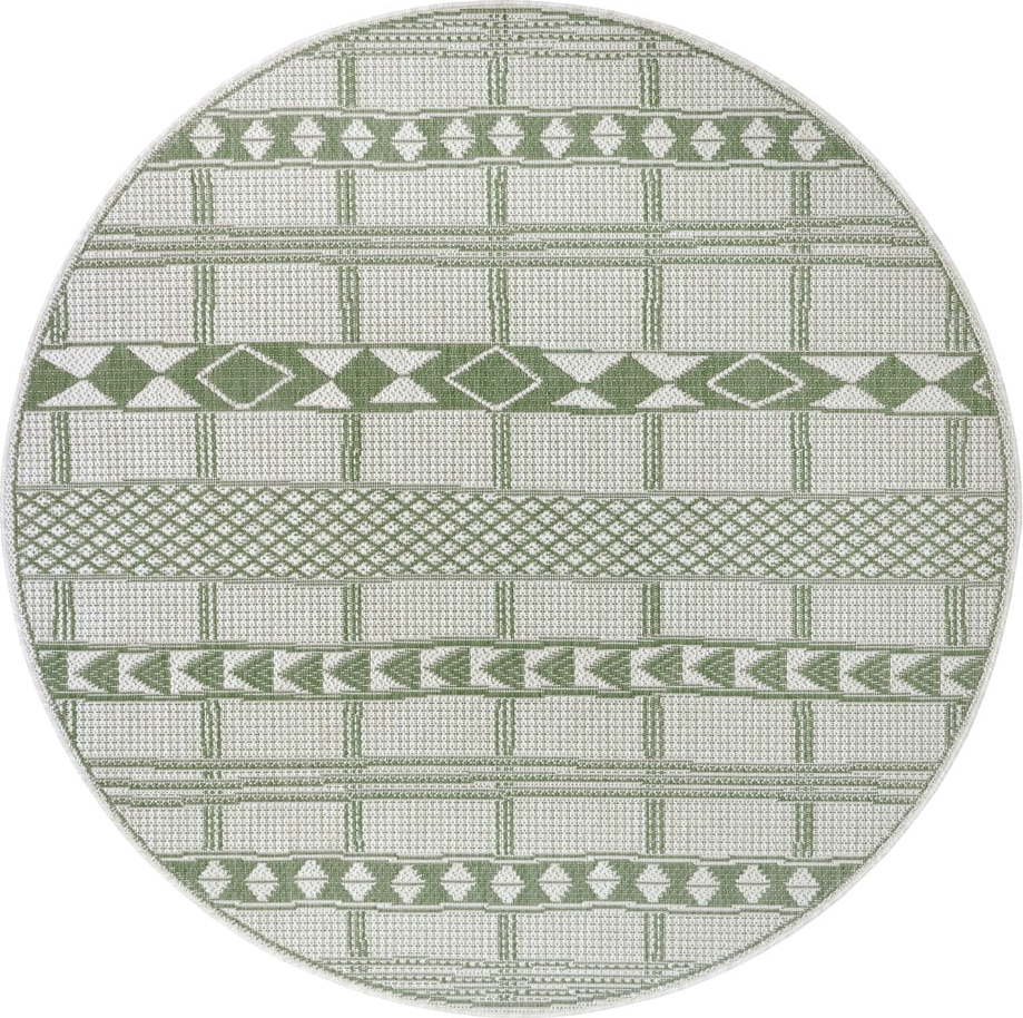 Zeleno-béžový venkovní koberec Ragami Madrid