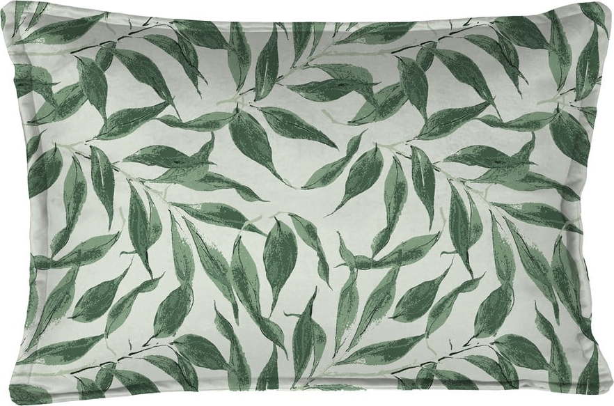 Zelený dekorativní polštář Velvet Atelier Sage Leaf