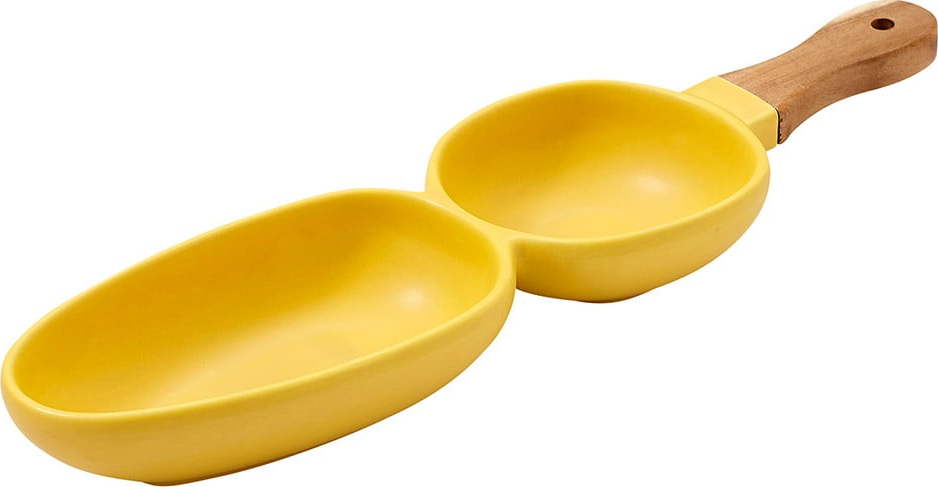 Žlutá porcelánová servírovací miska Ladelle Essentials Ladelle