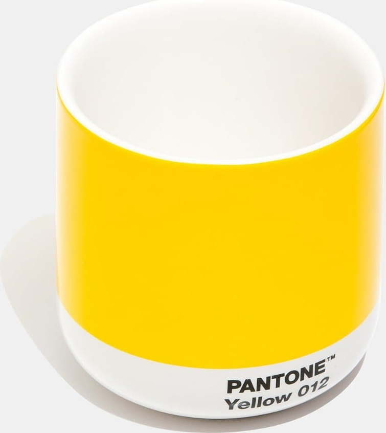 Žlutý keramický termo hrnek Pantone Cortado