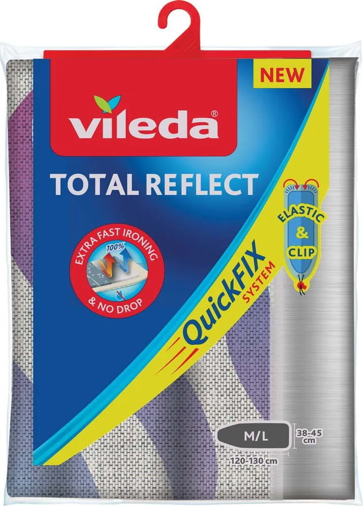 Bavlněný potah na žehlicí prkno Vileda Total Reflect