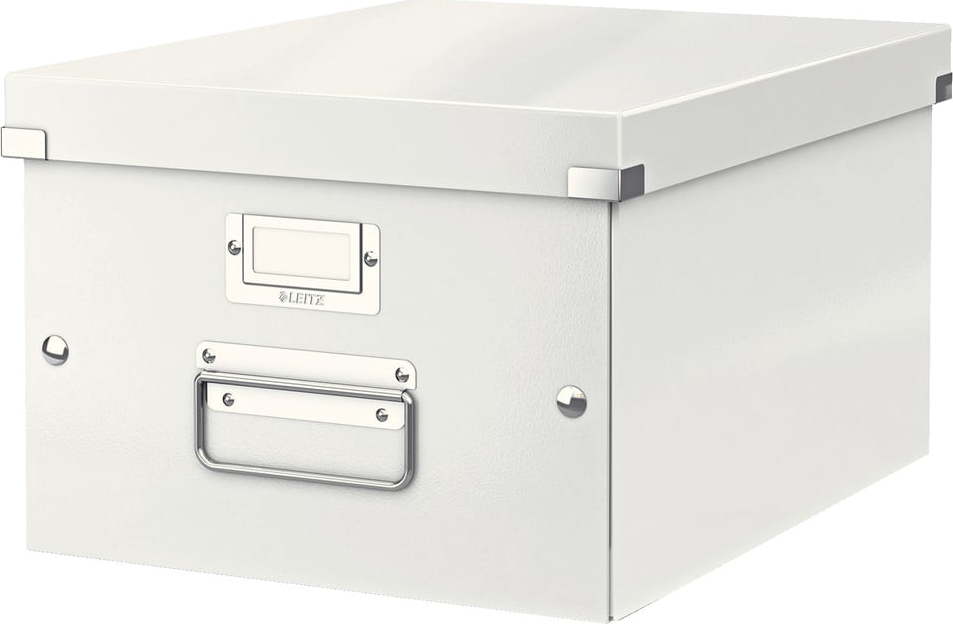 Bílá úložná krabice Leitz Universal