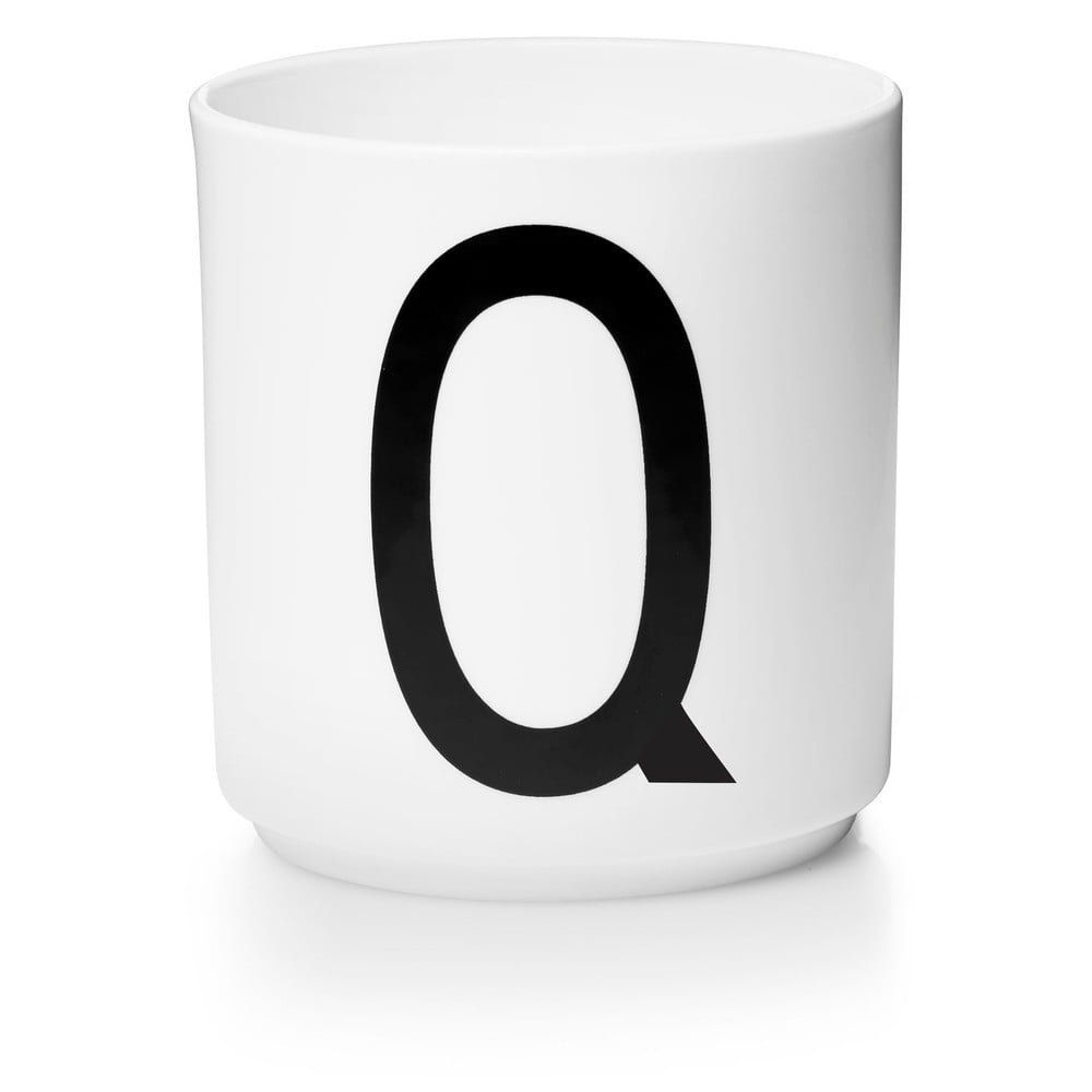 Bílý porcelánový hrnek Design Letters Personal Q Design Letters