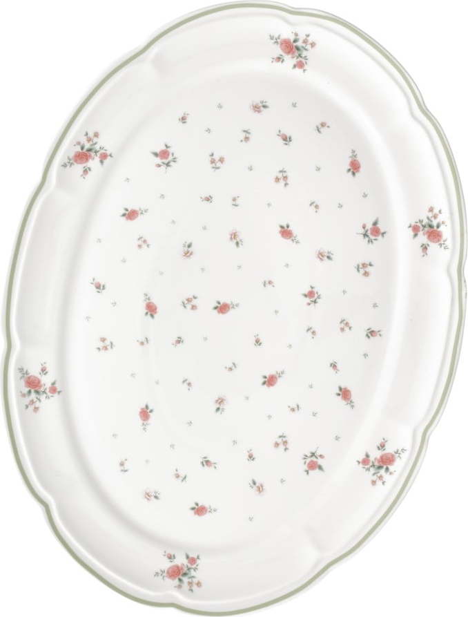 Bílý porcelánový tác Brandani Nonna Rosa Brandani